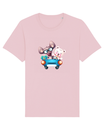 Animale Masina Albastra Cotton Pink