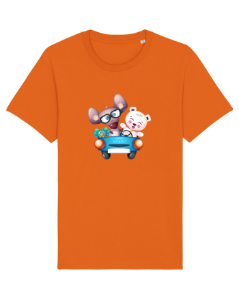 Animale Masina Albastra Bright Orange