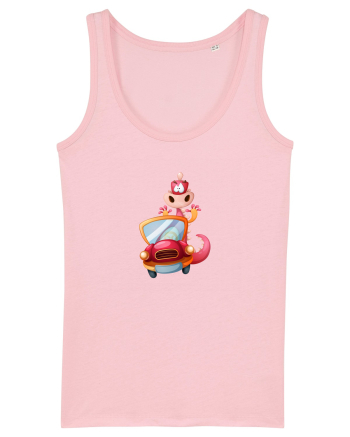 Dinozaur Masina Cotton Pink