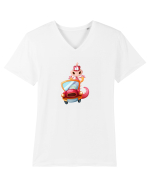 Dinozaur Masina Tricou mânecă scurtă guler V Bărbat Presenter