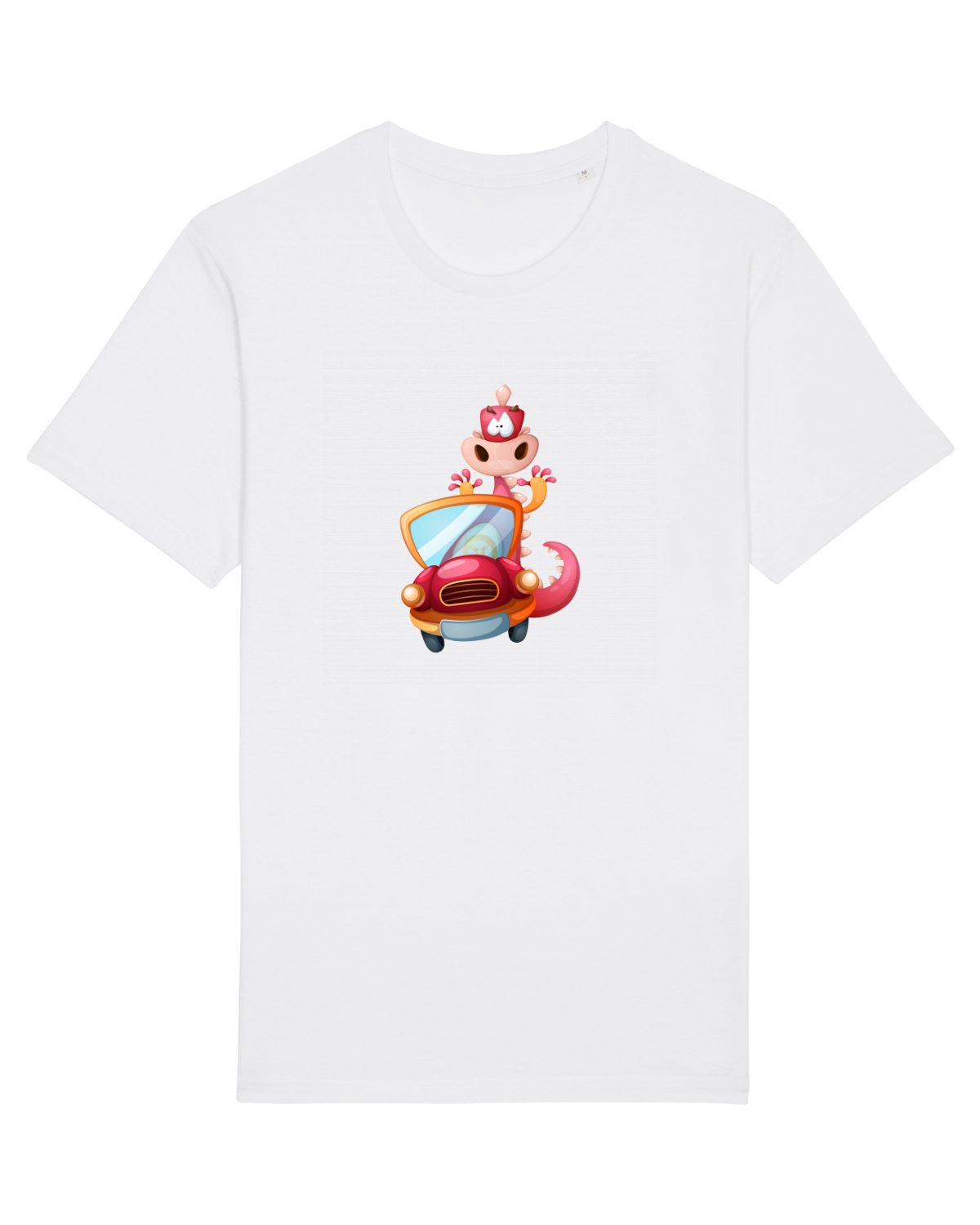 Tricou mânecă scurtă Unisex Rocker White