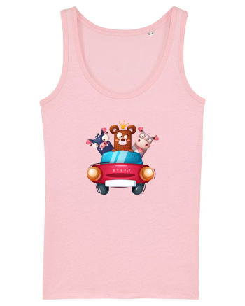 Animale in Masina Rosie 2 Cotton Pink