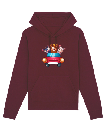 Animale in Masina Rosie 2 Burgundy