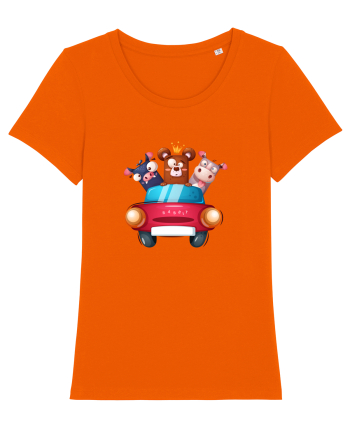Animale in Masina Rosie 2 Bright Orange
