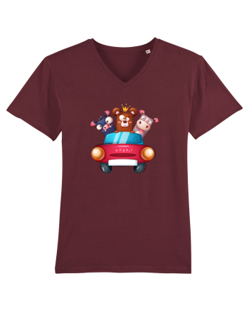Animale in Masina Rosie 2 Burgundy