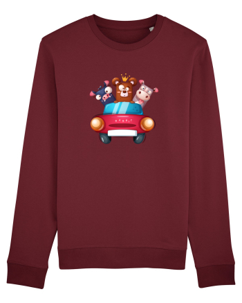 Animale in Masina Rosie 2 Burgundy