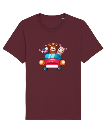 Animale in Masina Rosie 2 Burgundy