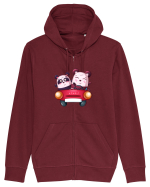Panda Masina Rosie Hanorac cu fermoar Unisex Connector