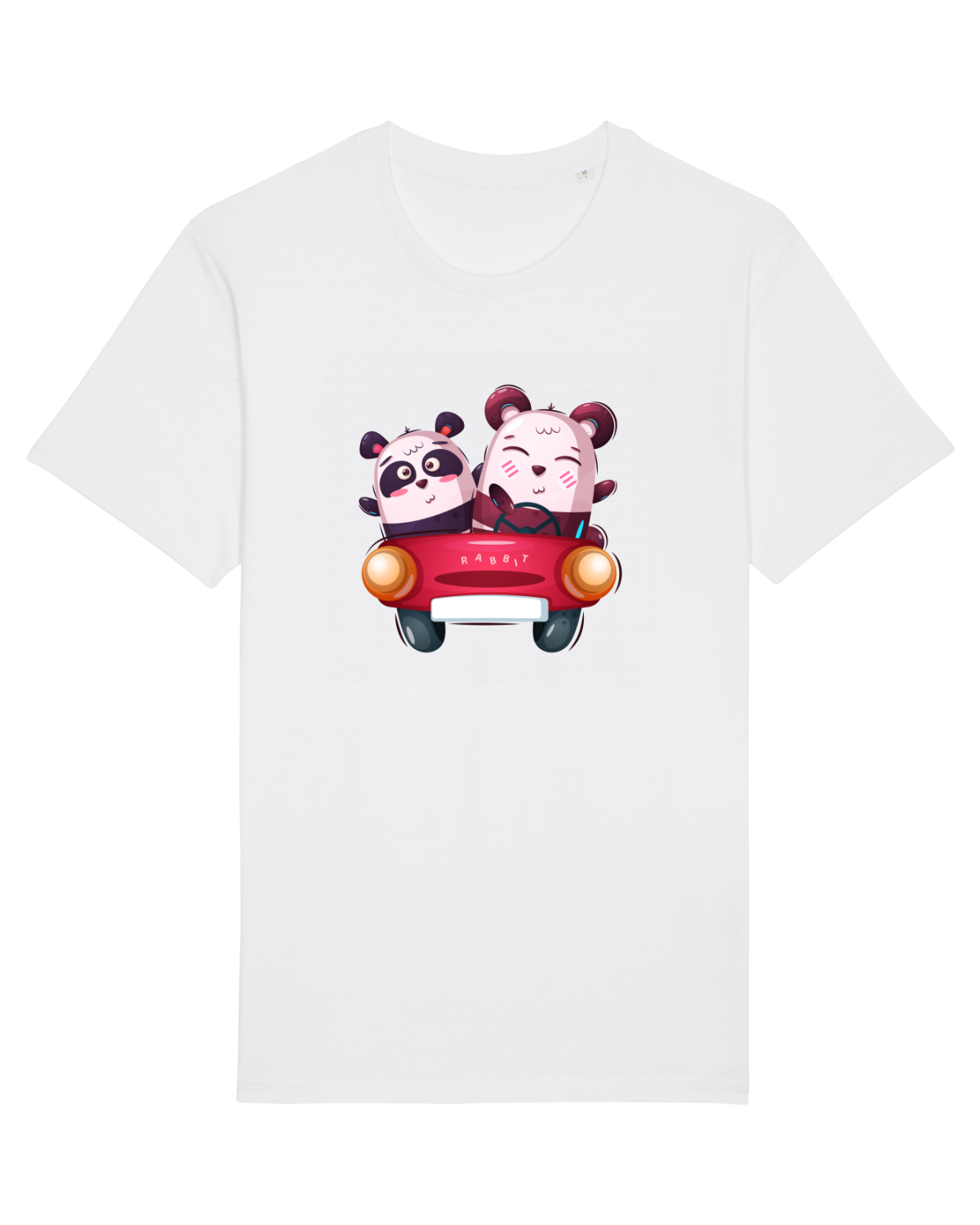 Tricou mânecă scurtă Unisex Rocker White