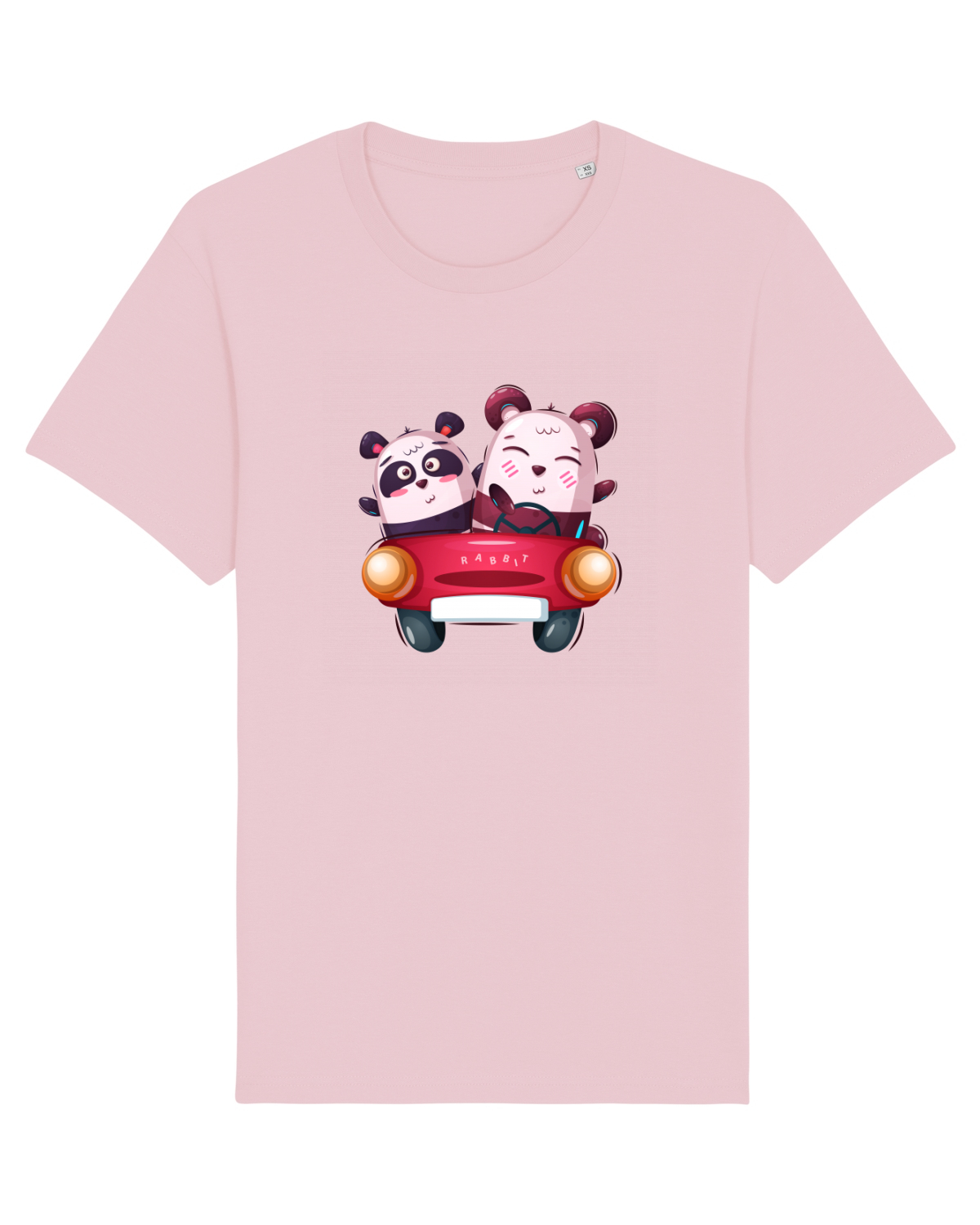 Tricou mânecă scurtă Unisex Rocker Cotton Pink