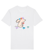 Soricel cu Flori Tricou mânecă scurtă Unisex Rocker