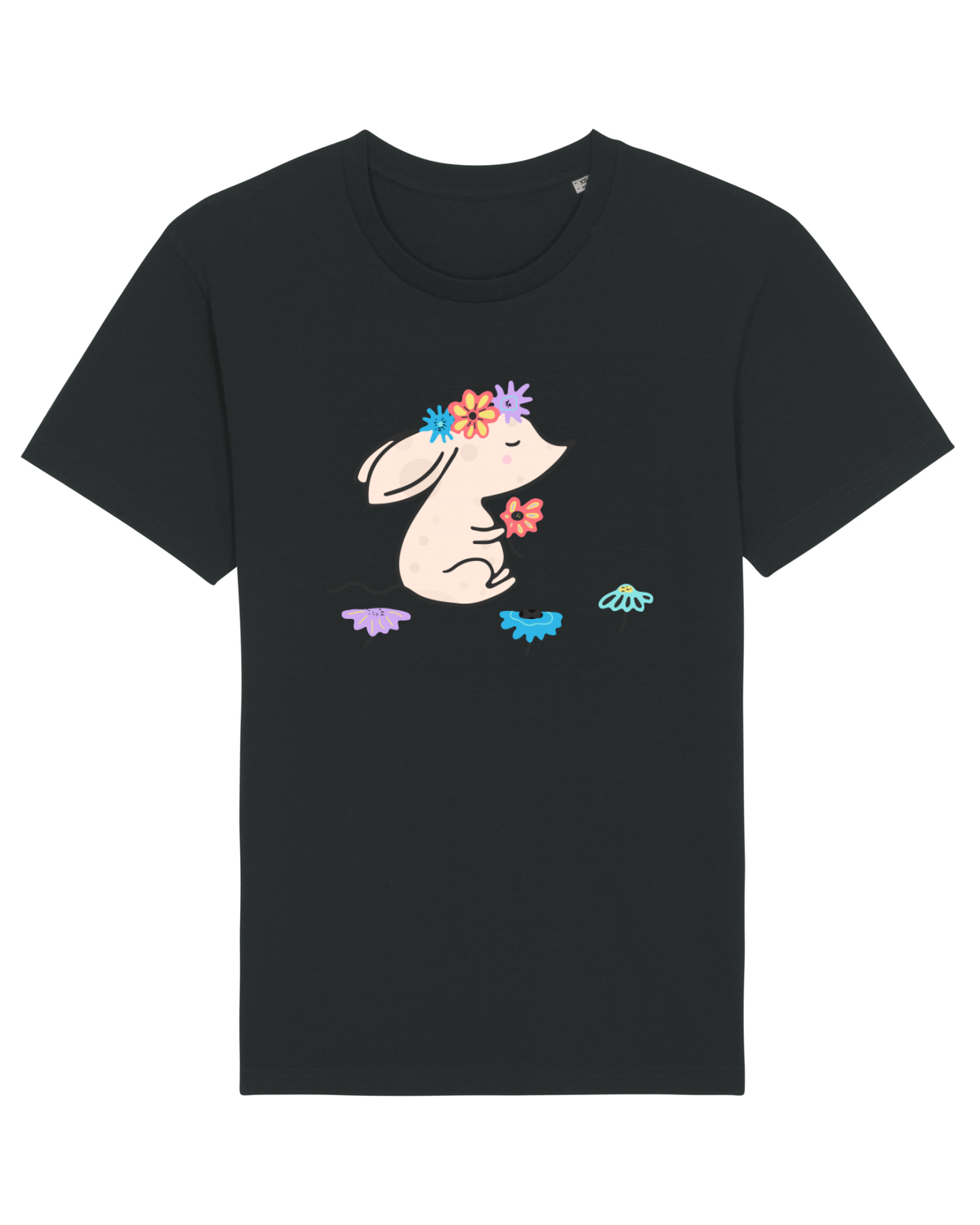 Tricou mânecă scurtă Unisex Rocker Black