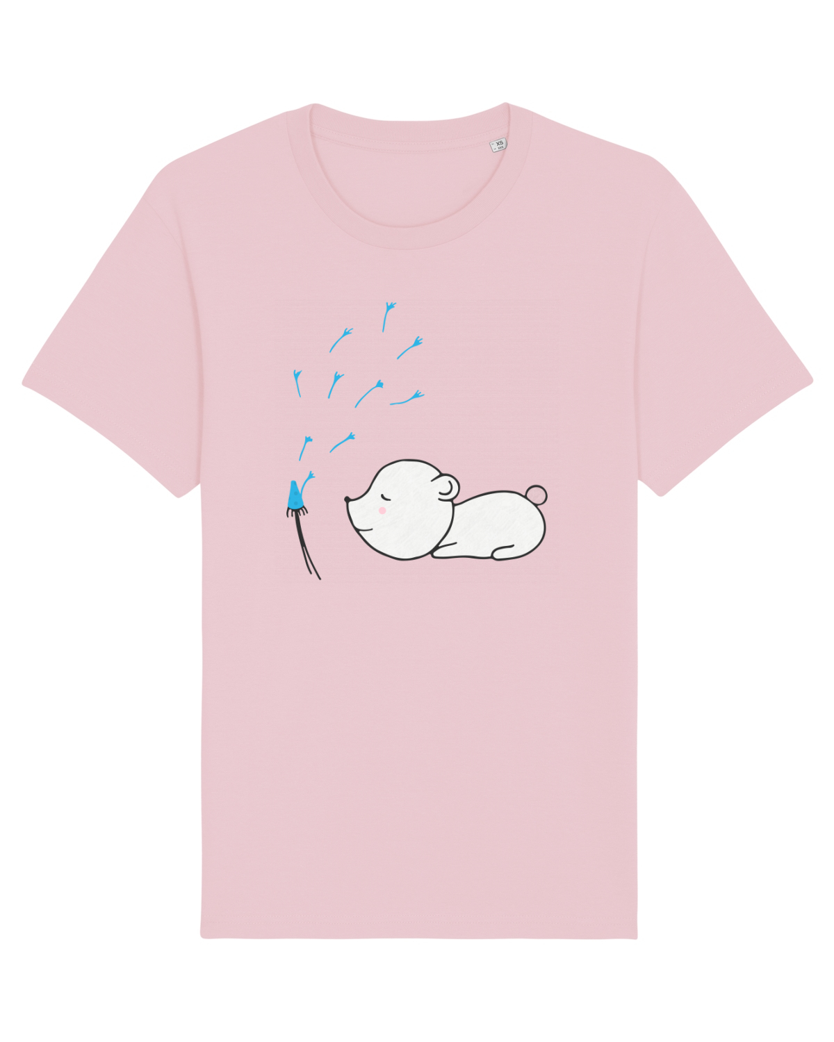 Tricou mânecă scurtă Unisex Rocker Cotton Pink