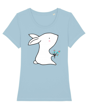 Iepuras cu Flori Sky Blue