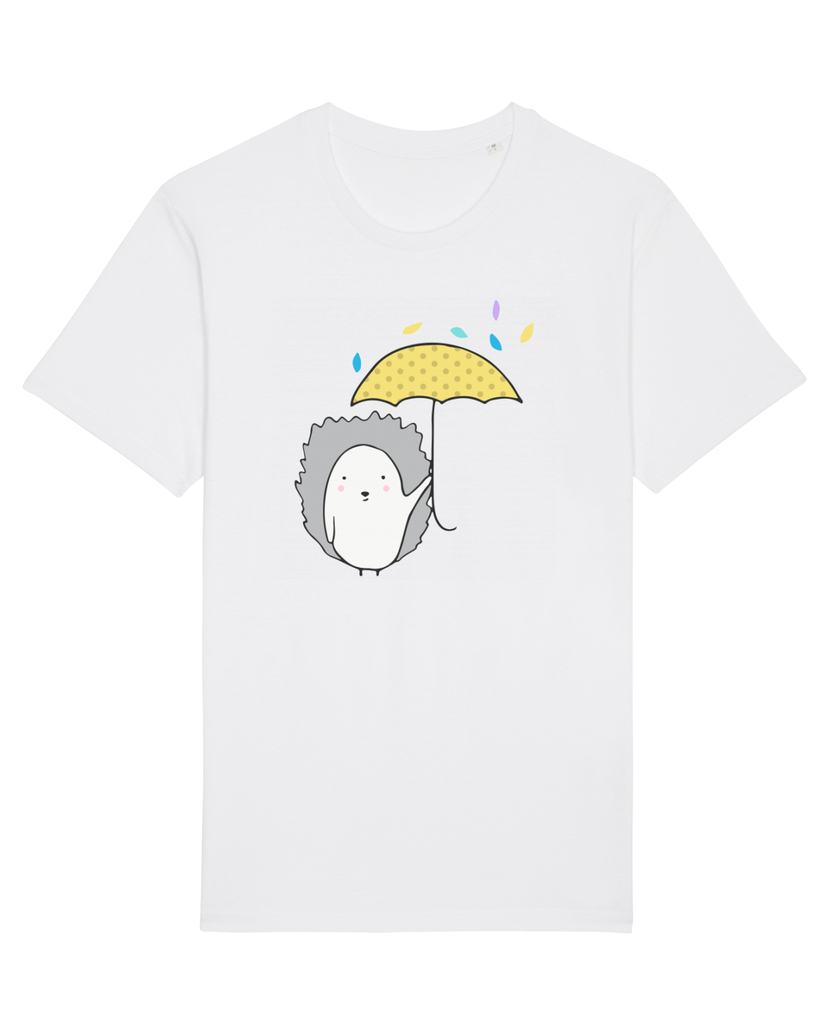 Tricou mânecă scurtă Unisex Rocker White