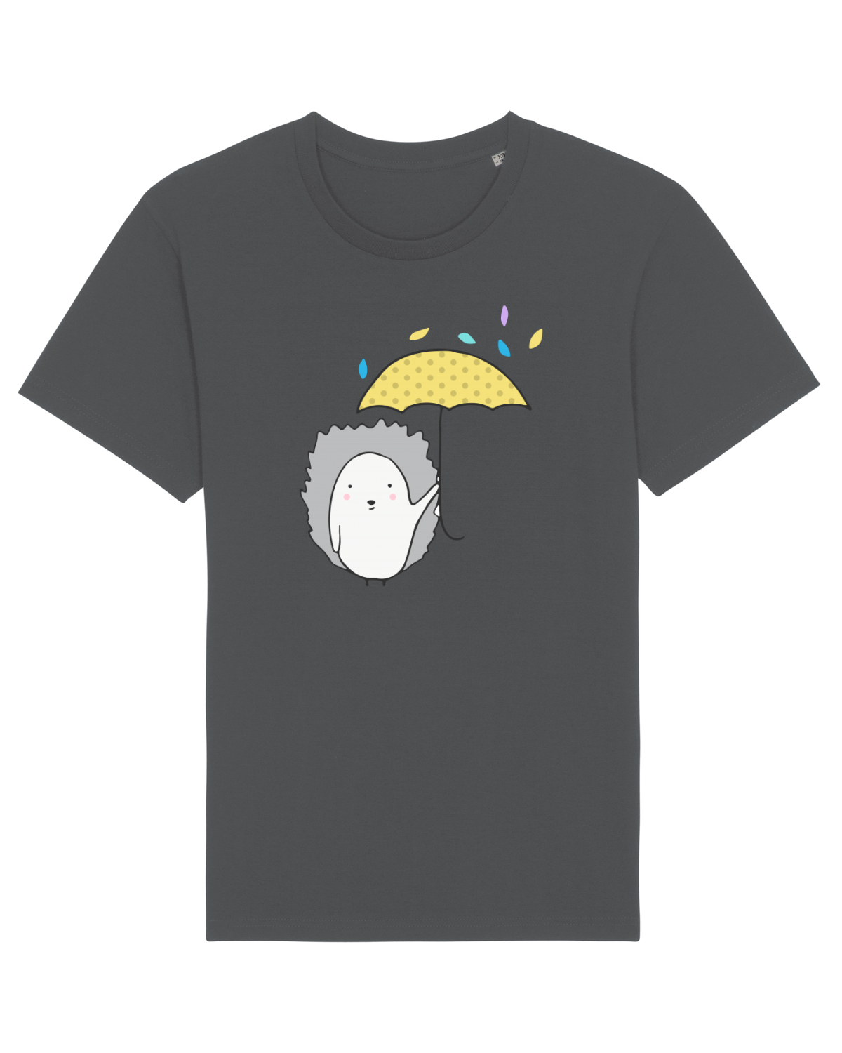 Tricou mânecă scurtă Unisex Rocker Anthracite