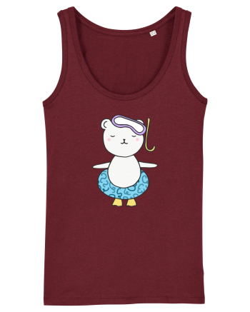 Ursulet cu Colac Burgundy
