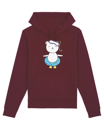 Ursulet cu Colac Burgundy