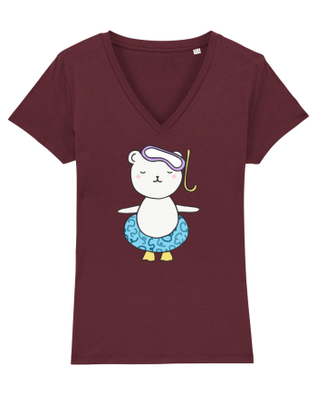 Ursulet cu Colac Burgundy
