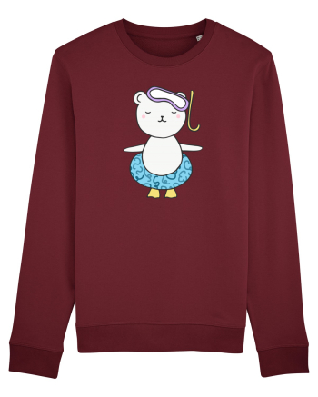 Ursulet cu Colac Burgundy