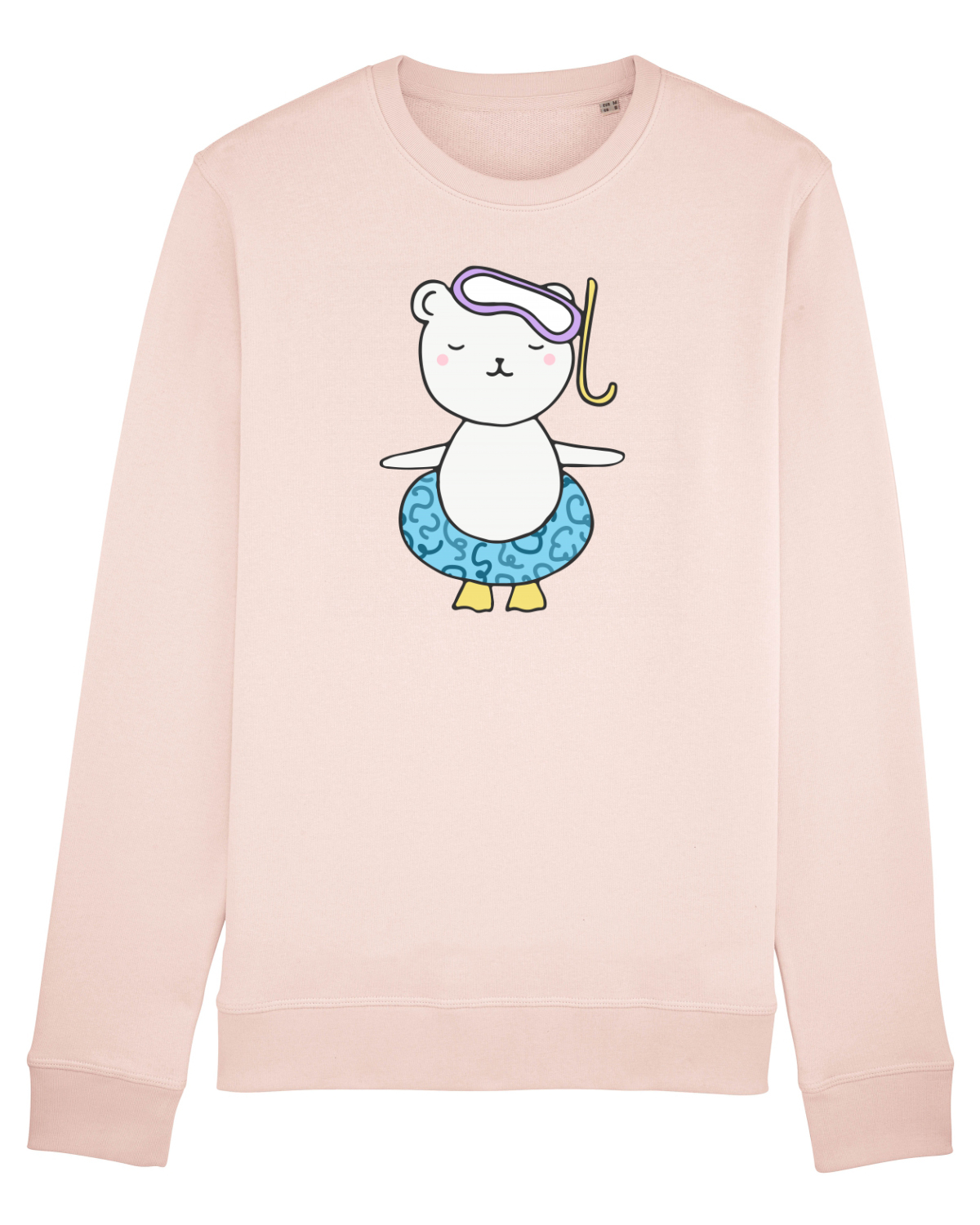 Bluză mânecă lungă Unisex Rise Candy Pink