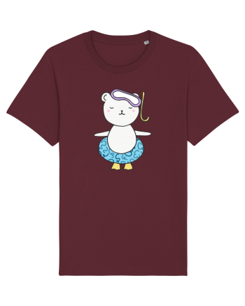 Ursulet cu Colac Burgundy