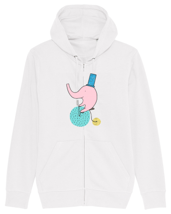 Elefant pe Bicicleta White