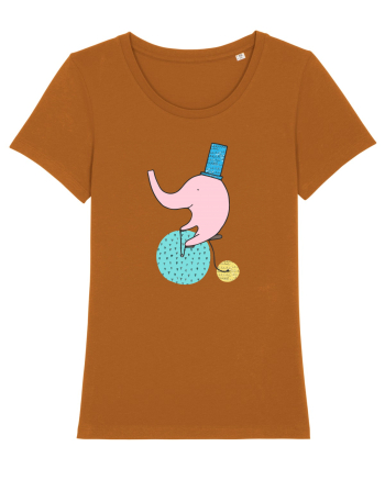 Elefant pe Bicicleta Roasted Orange