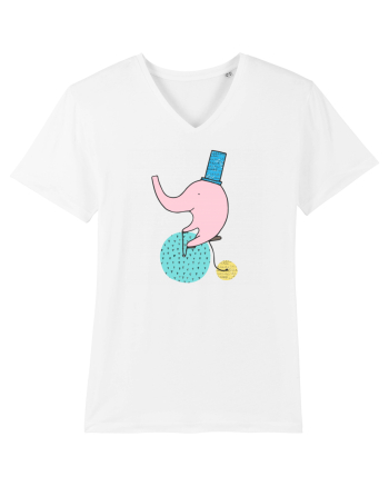 Elefant pe Bicicleta White