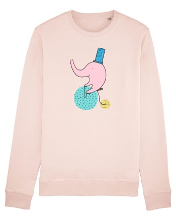 Elefant pe Bicicleta Candy Pink