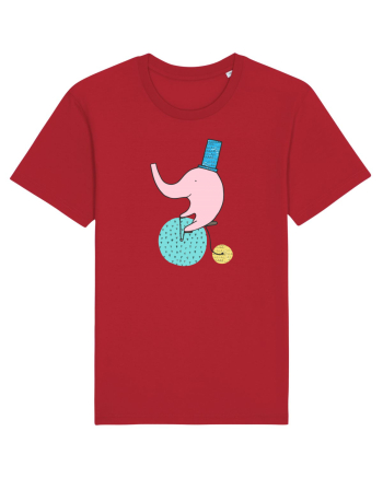 Elefant pe Bicicleta Red