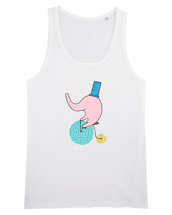 Elefant pe Bicicleta White