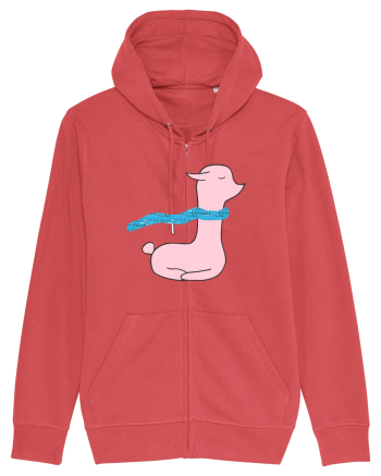 Lama cu Fular Carmine Red