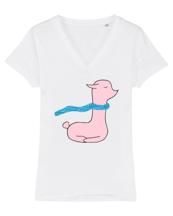 Lama cu Fular White