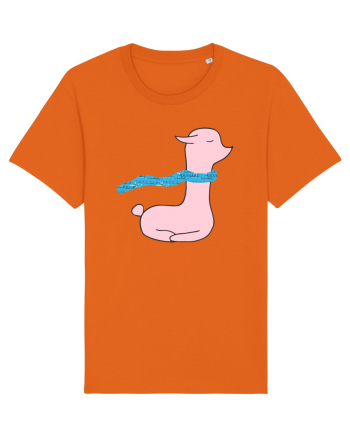 Lama cu Fular Bright Orange