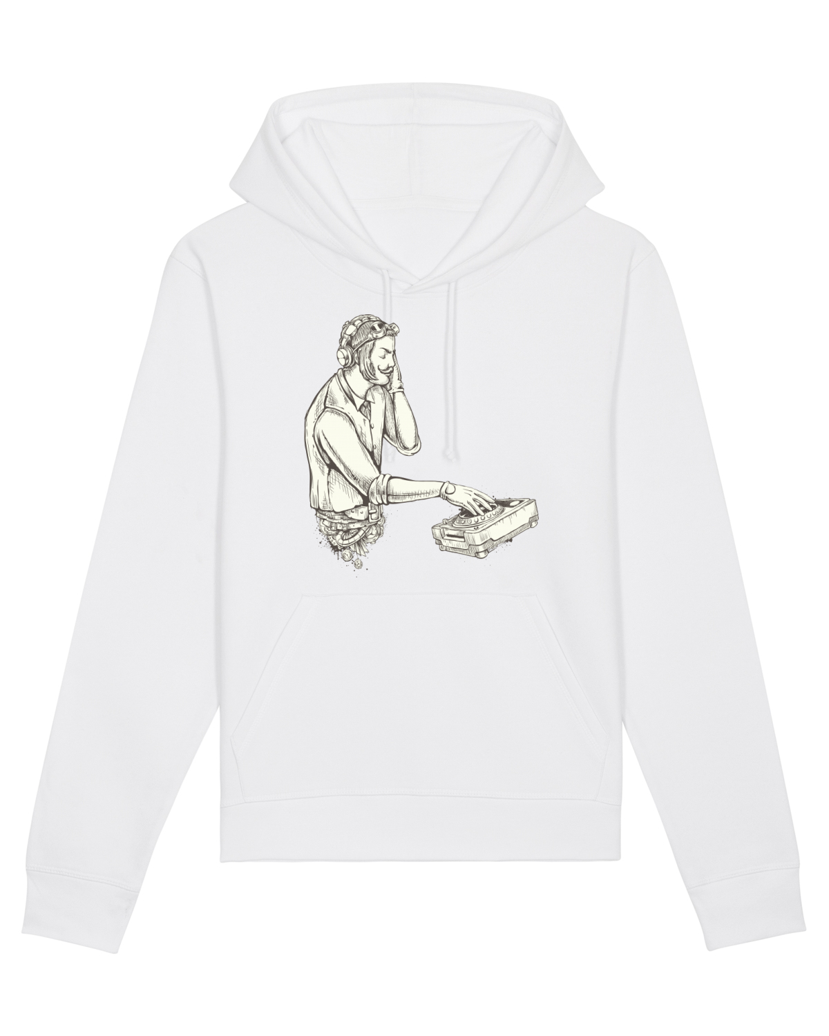 Hanorac Unisex Drummer White