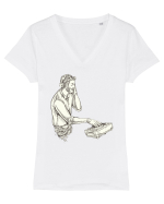 Steampunk DJ 1 Tricou mânecă scurtă guler V Damă Evoker
