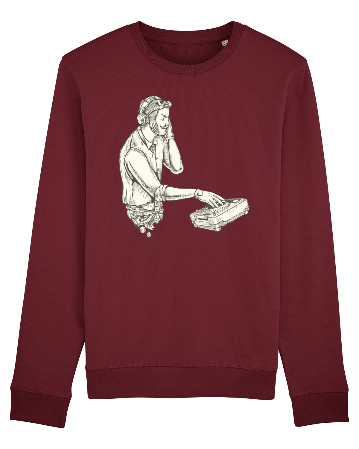 Bluză mânecă lungă Unisex Rise Burgundy