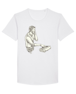 Steampunk DJ 1 Tricou mânecă scurtă guler larg Bărbat Skater
