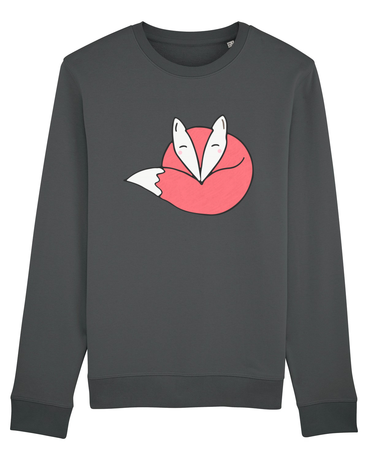 Bluză mânecă lungă Unisex Rise Anthracite