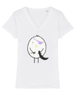 Pasarica Pirat Tricou mânecă scurtă guler V Damă Evoker