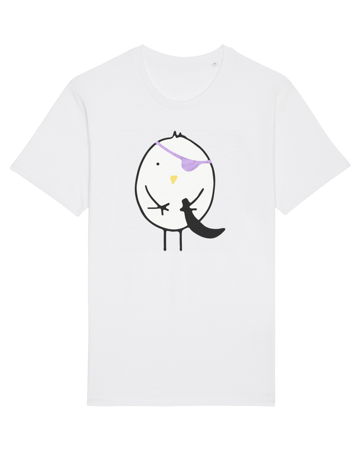 Tricou mânecă scurtă Unisex Rocker White
