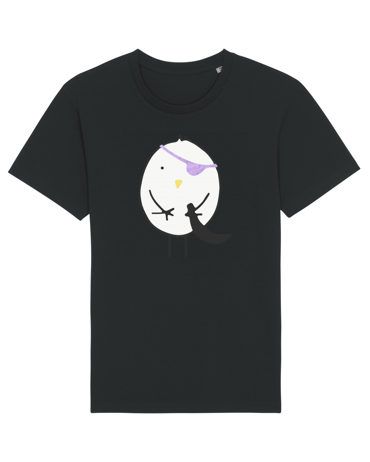 Tricou mânecă scurtă Unisex Rocker Black