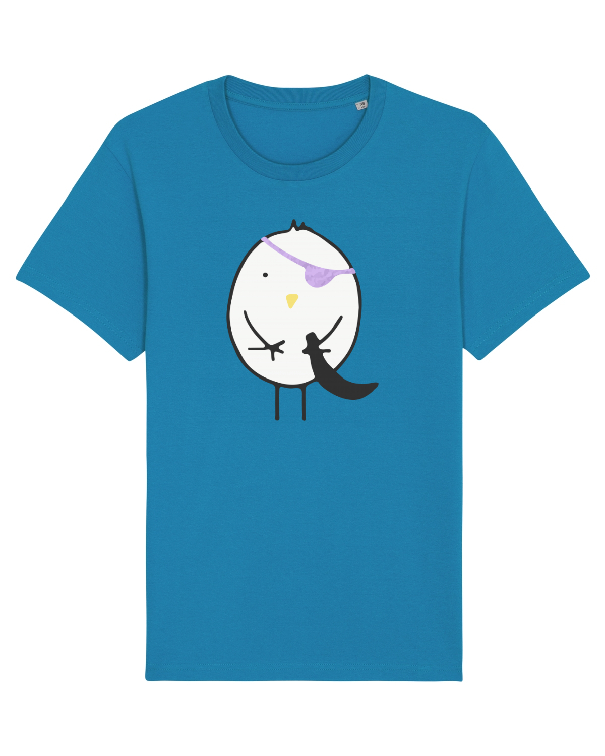 Tricou mânecă scurtă Unisex Rocker Azur