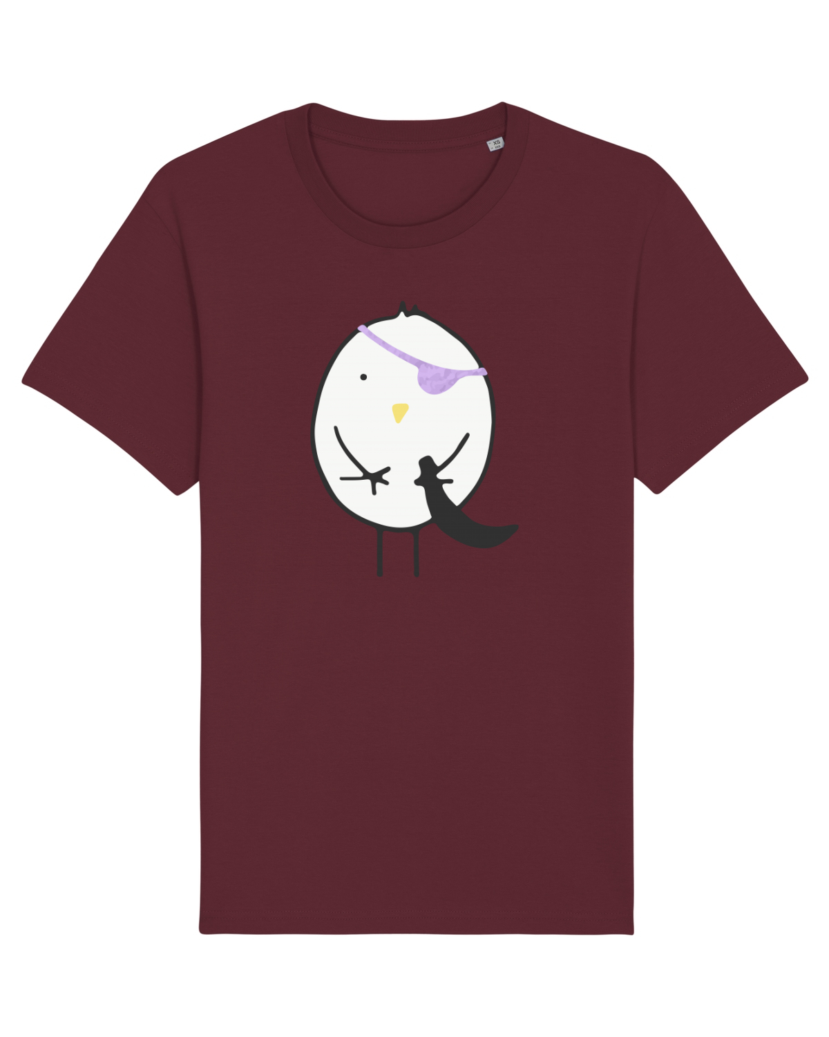 Tricou mânecă scurtă Unisex Rocker Burgundy