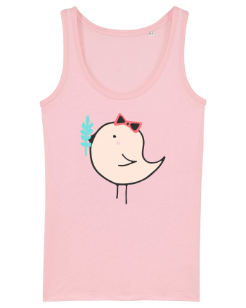 Pasarica cu Fundita Cotton Pink