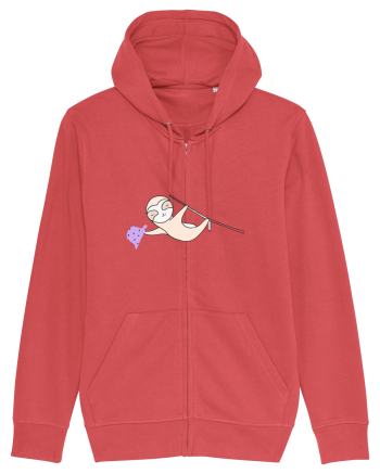 Lenes Sloth cu Palarie Carmine Red