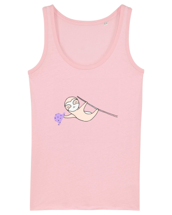 Lenes Sloth cu Palarie Cotton Pink