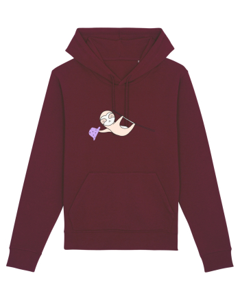 Lenes Sloth cu Palarie Burgundy