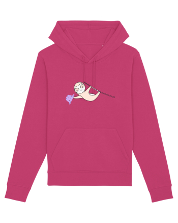 Lenes Sloth cu Palarie Raspberry